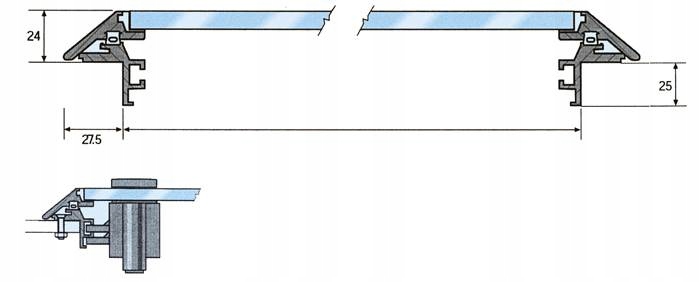 OKNO POKŁADOWE FLUSHLINE OKRĄGŁE 277 MM Producent Gebo