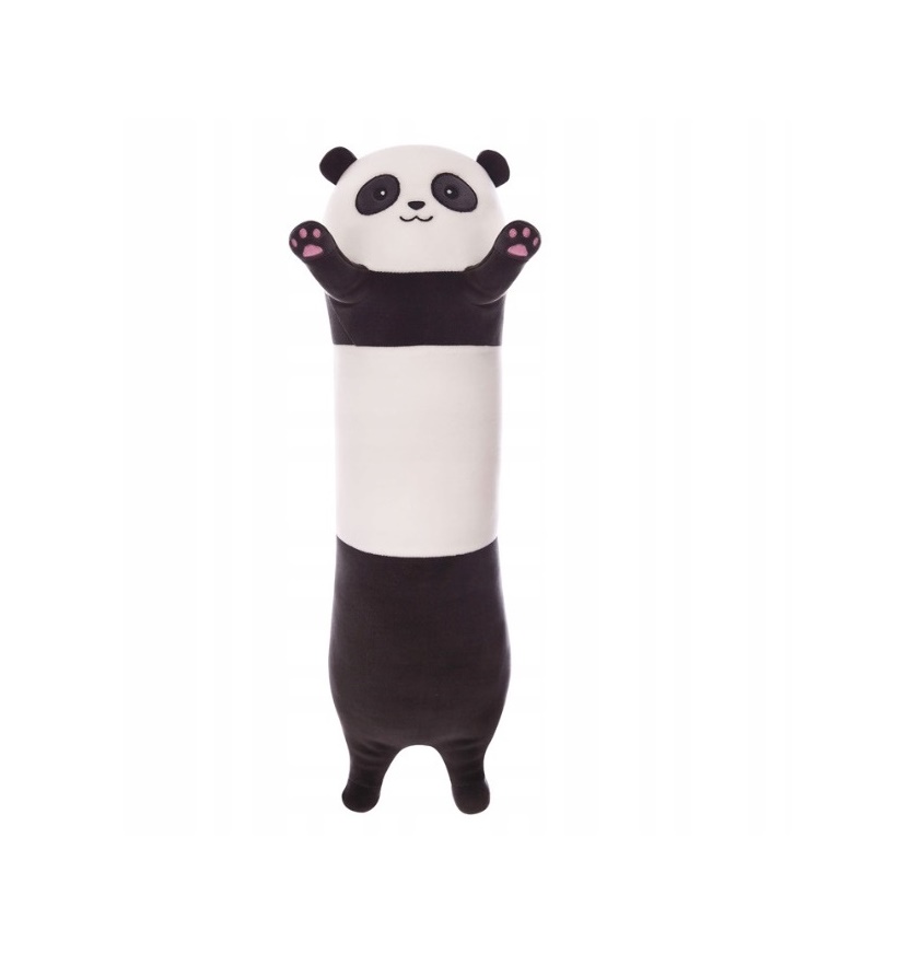 

Długi Popielaty Miś Panda Maskotka Poduszka 70 cm