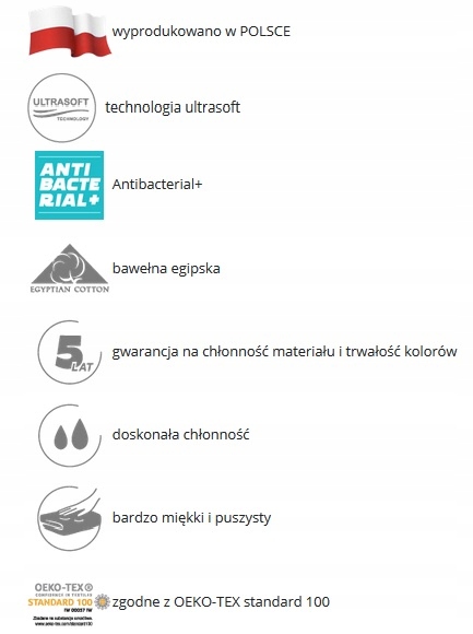 ZWOLTEX Ręcznik Paulo 3 bawełna EGIPSKA 30x50 Motyw gładki