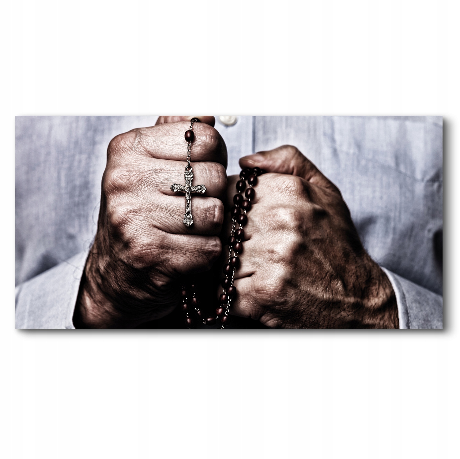 

Foto-obraz canvas do pokoju różaniec dłonie 140x70