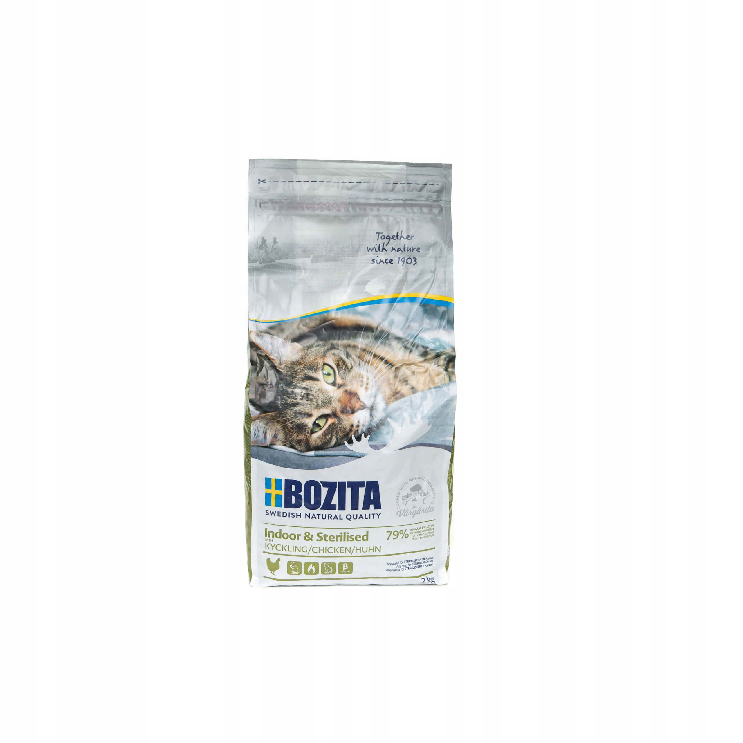 Levně Suché krmivo pro kočky Bozita Indoor & Sterilised Chicken 2 kg