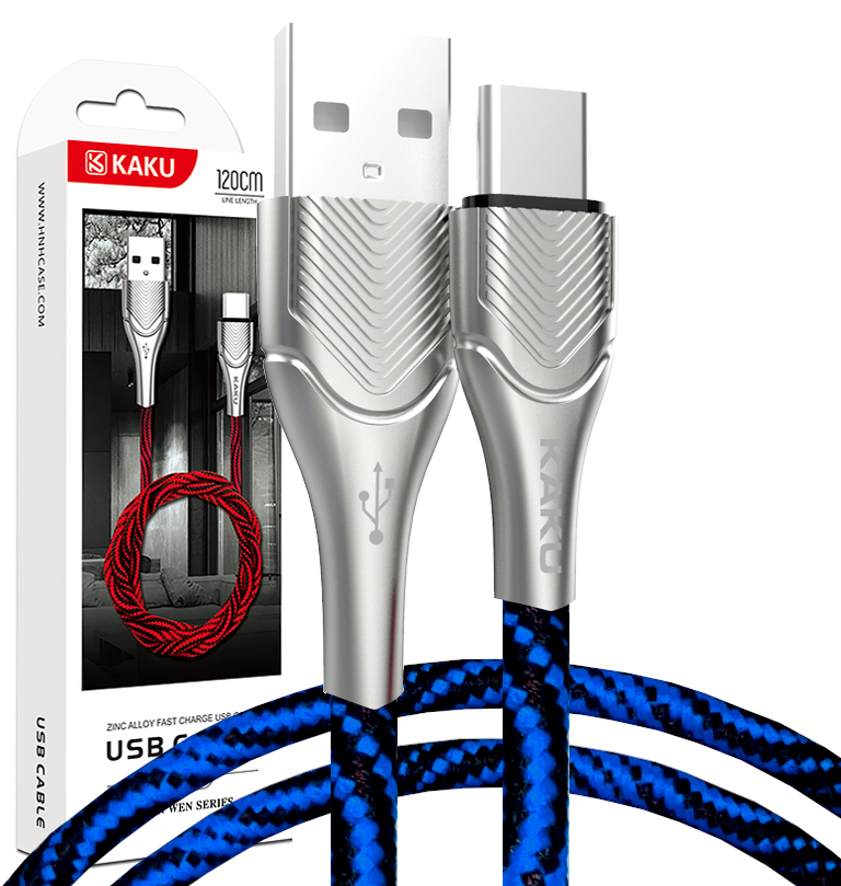 

Kabel Zhanwen Usb-c 120CM 2.8A Qc Niebieski