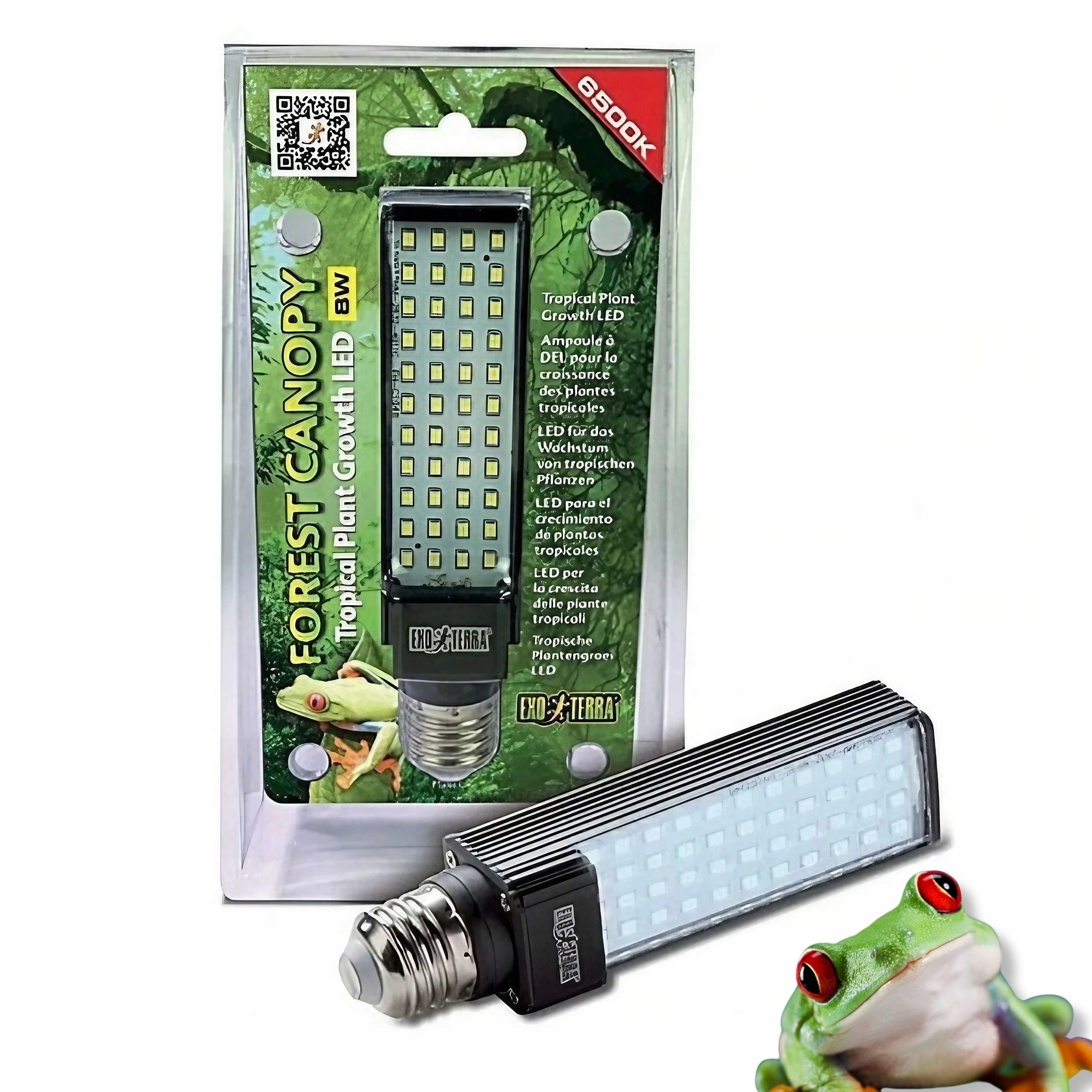 Levně Exo-Terra Forest Canopy Led lampa pro Terárium 6500K 8 W EX-4116