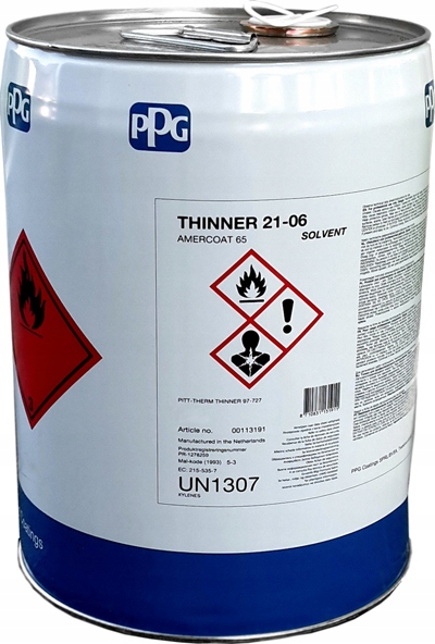 Alkydový polyuretánový riedidlo Ppg Sigma Thinner 21-06 20 l