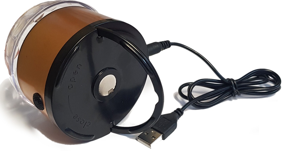 MINI KULA DISCO PROJEKTOR DYSKOTEKOWY LED USB RGB Stan opakowania oryginalne