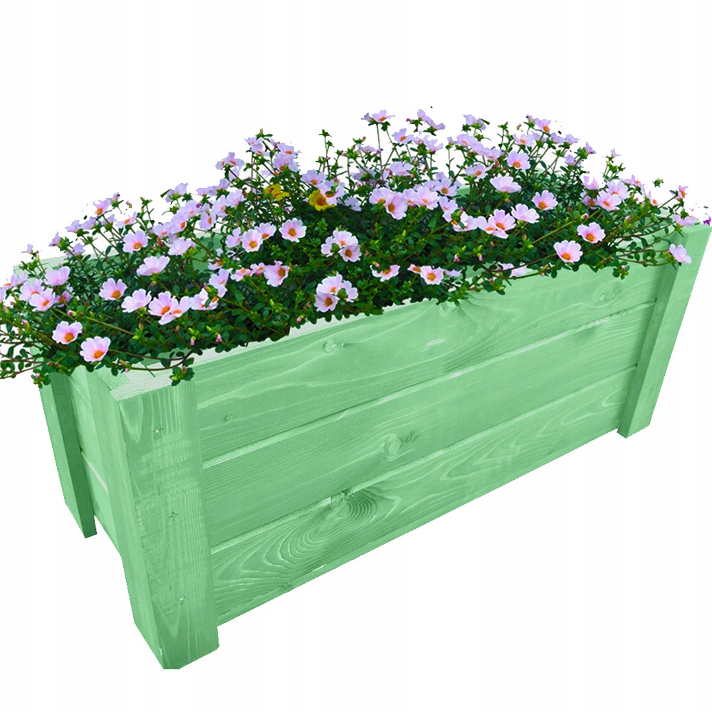 DREWNIANA DONICA SKRZYNKA DONICZKA NA KWIATY 80CM