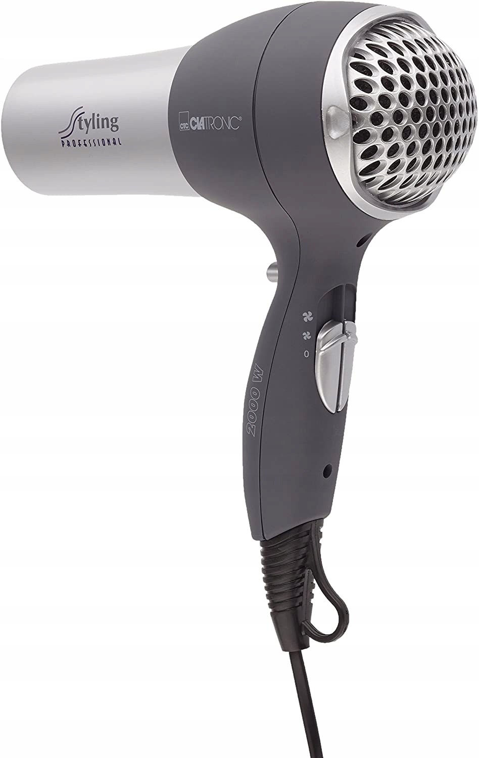 PROFESJONALNA NIEMIECKA SUSZARKA DO WŁOSÓW 2000W Z JONIZACJĄ CLATRONIC Model HTD 3055