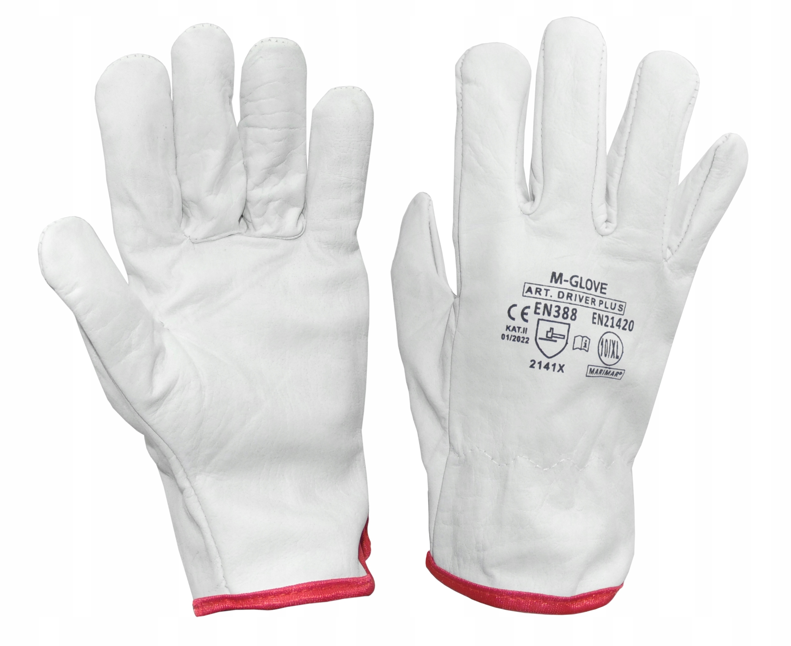 

Rękawice Robocze M-glove Driver Kozia Skóra r. 10