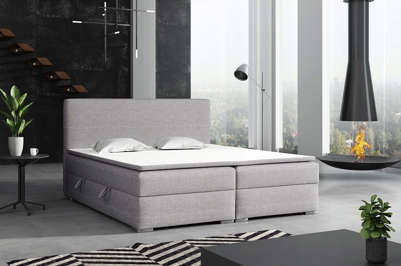 Łóżko Boxspring Z Materacem 140x200 ZL027 O-sofa