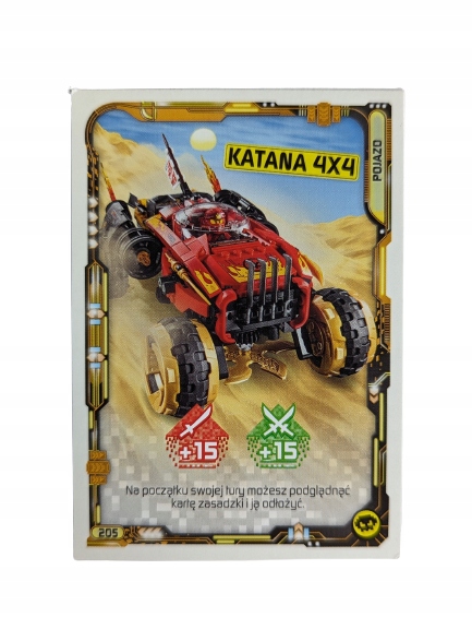 Karta Lego Ninjago Seria 5 Numer 205