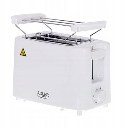 Adler Ad 3223 Toaster Power 750 W Number of slots 2 Housing material Plasti
