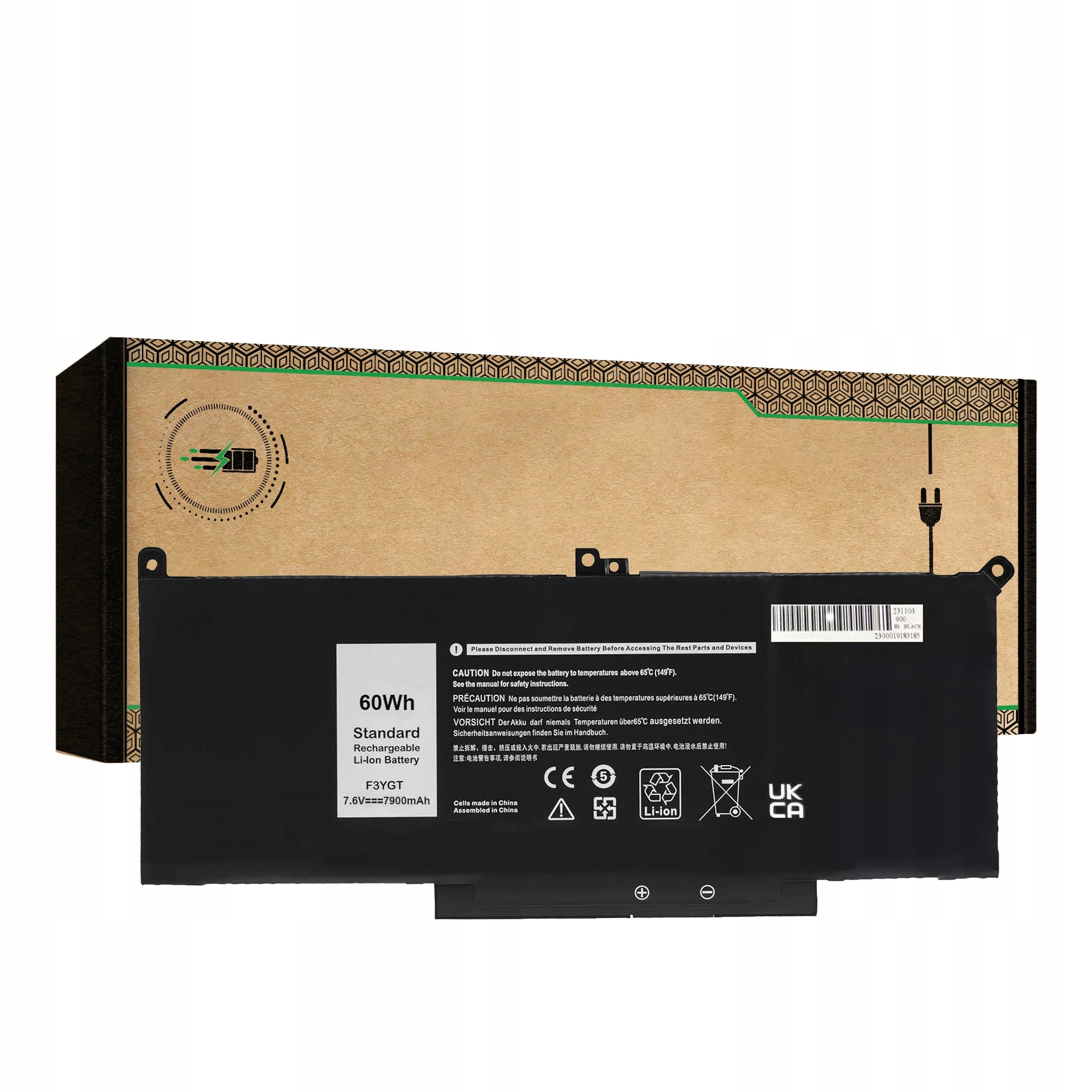 Batéria Do Dell F3YGT