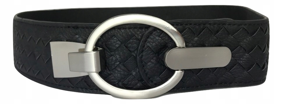 

Pasek Damski Czarny pleciony szer.5,5 cm