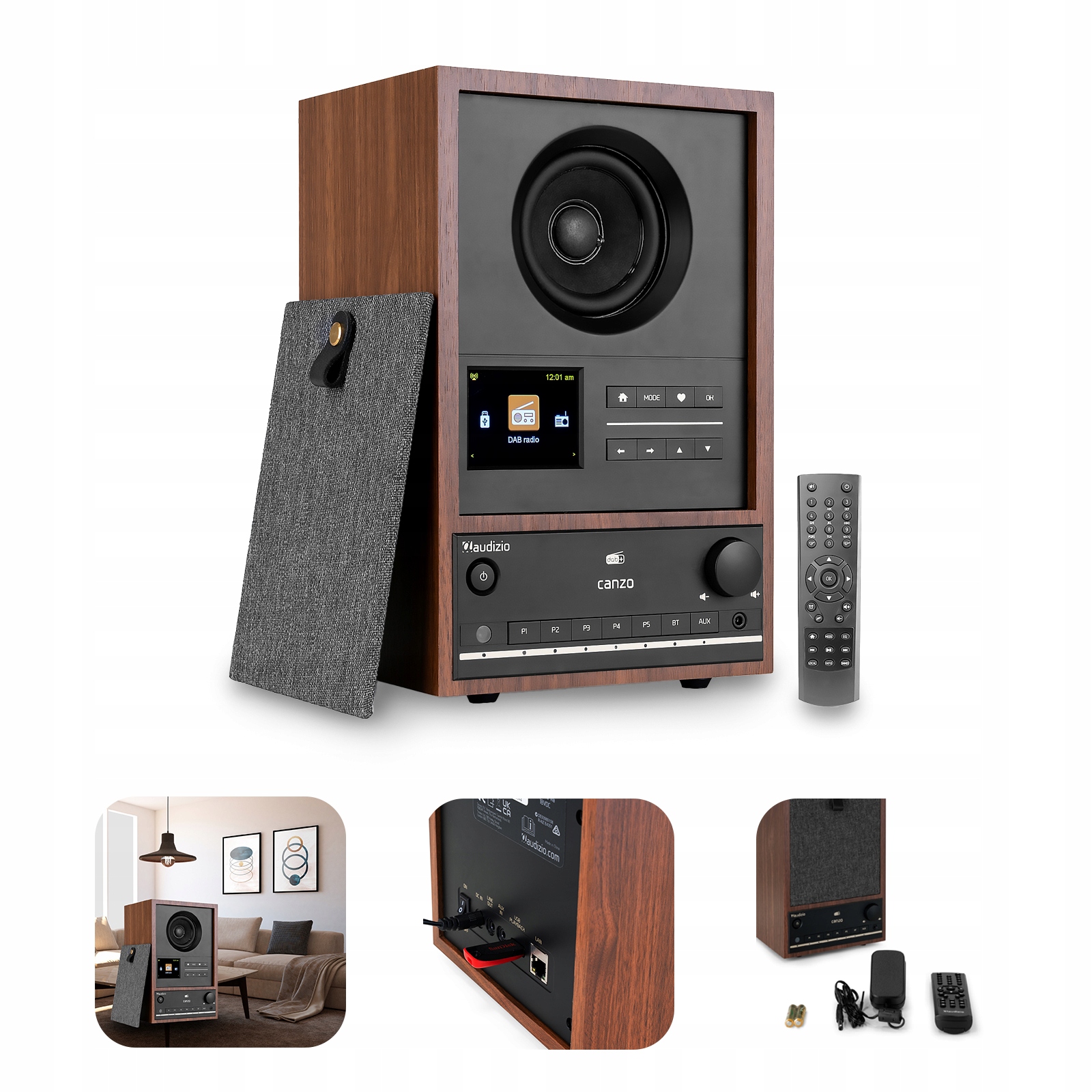 Radio internetowe WiFi Dab+ Fm Bt Radio kuchenne radio do salonu budzik