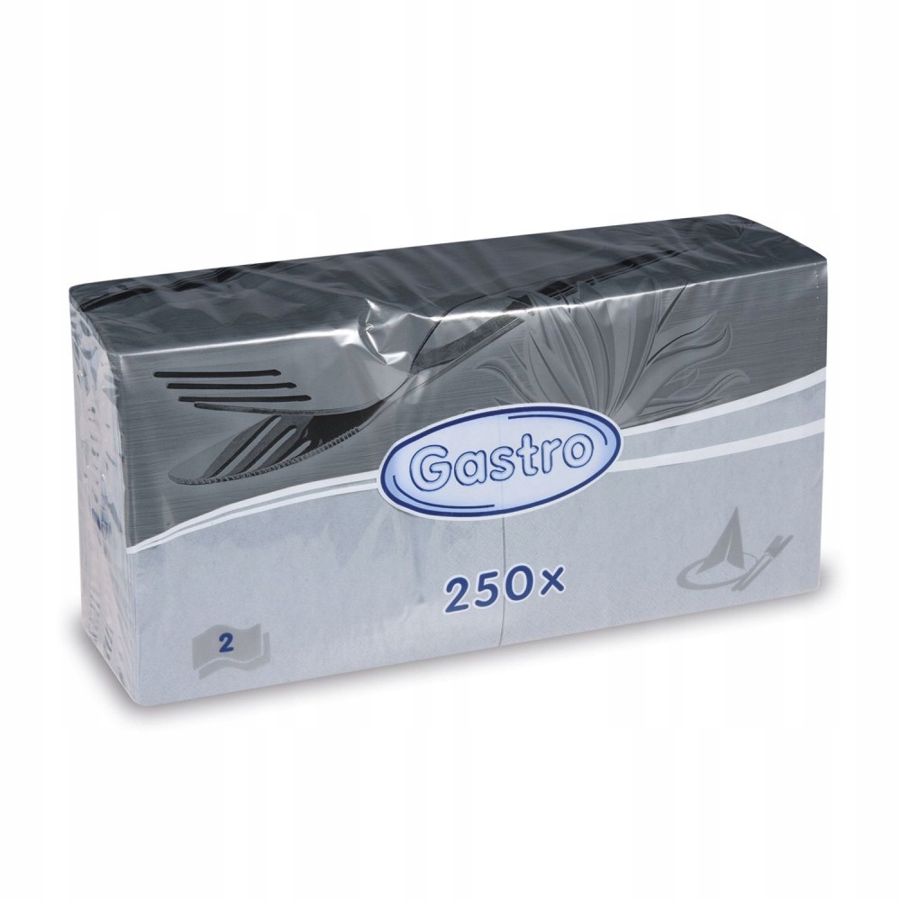 

Serwetki 2w gastronomiczne 33 x 33cm szare 250szt