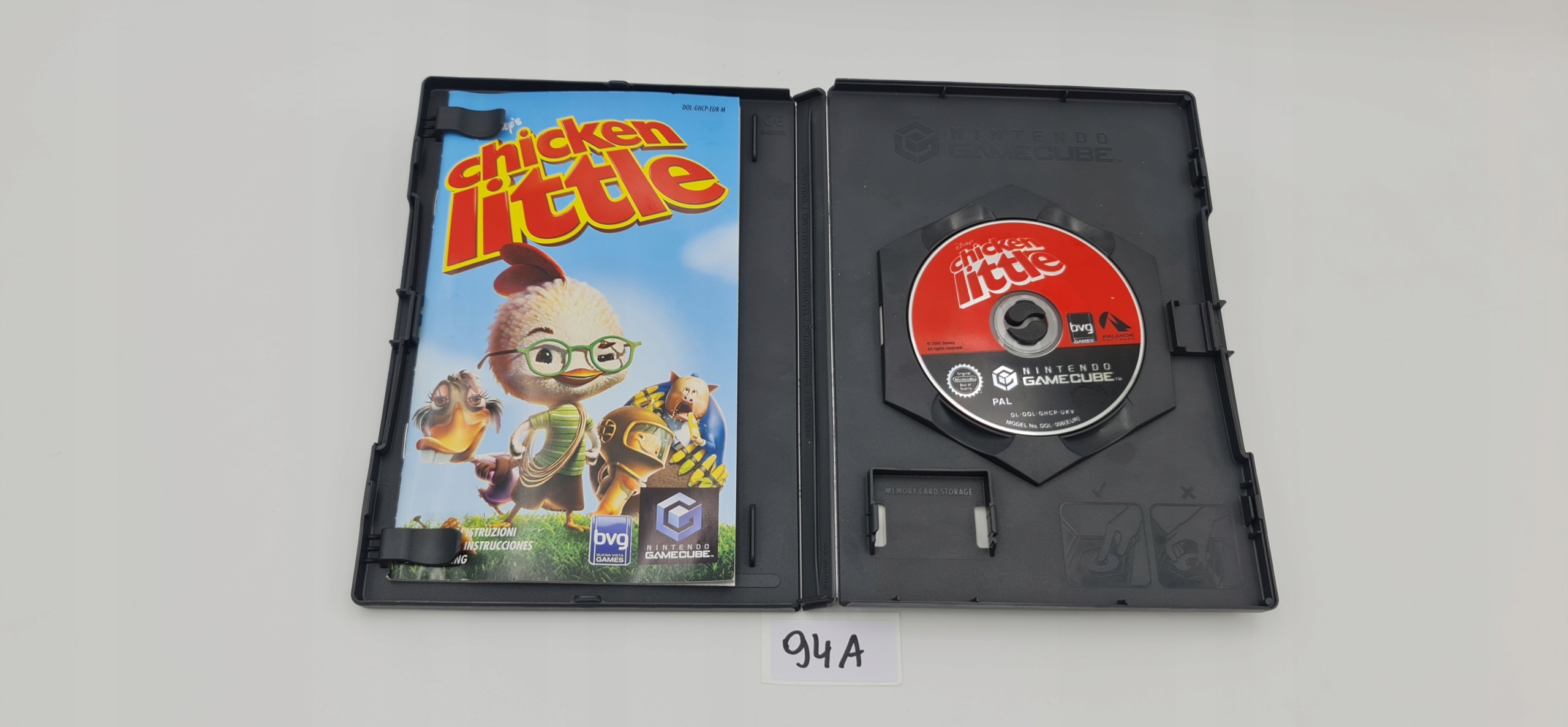 NINTENDO GAMECUBE DISNEY'S CHICKEN LITTLE Platforma Nintendo GameCube