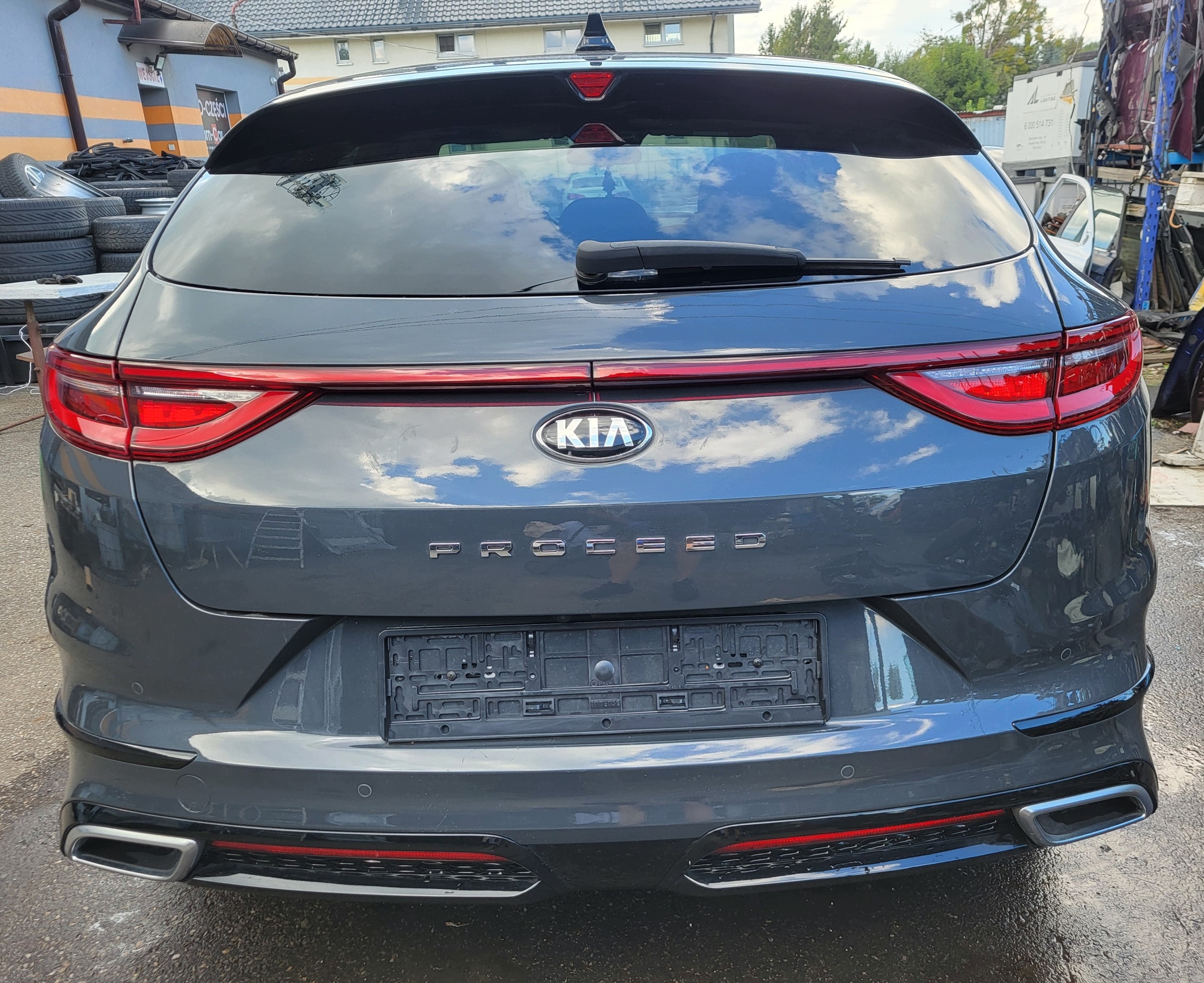 boot doors boot window cap KAMERA rear part KIA PROCEED III OE complete
