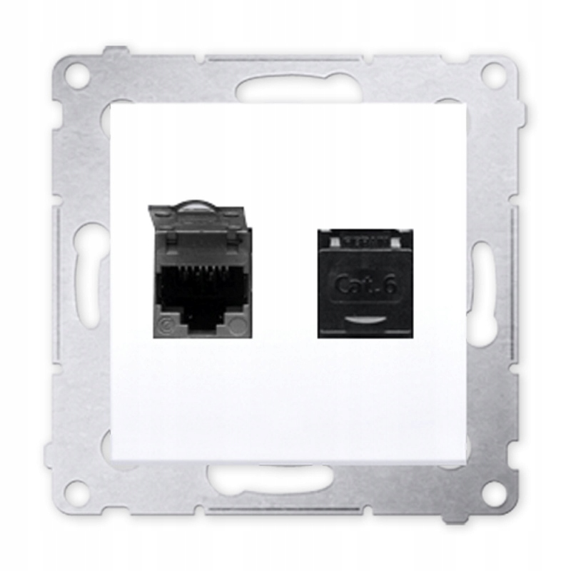 

Kontakt Simon 54 Gniazdo internetowe kompRJ45 biał