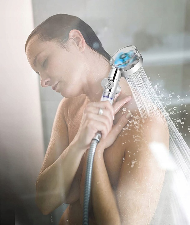 SŁUCHAWKA PRYSZNICOWA Z TURBINĄ WENTYLATOREM 360 + ROCZNY ZAPAS FILTRÓW Marka inna