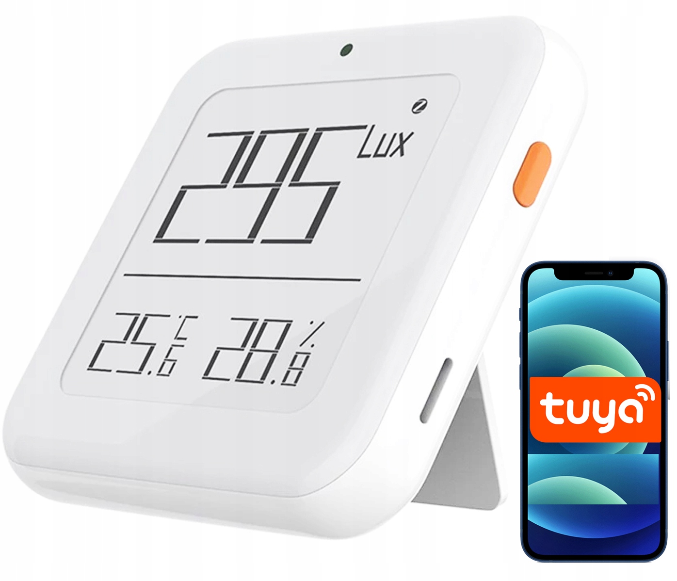 

Czujnik Temperatury Światła Wilgotność Tuya Zigbee