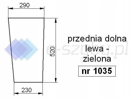 čelní sklo traktoru Case řady XL přední L 3233036R2