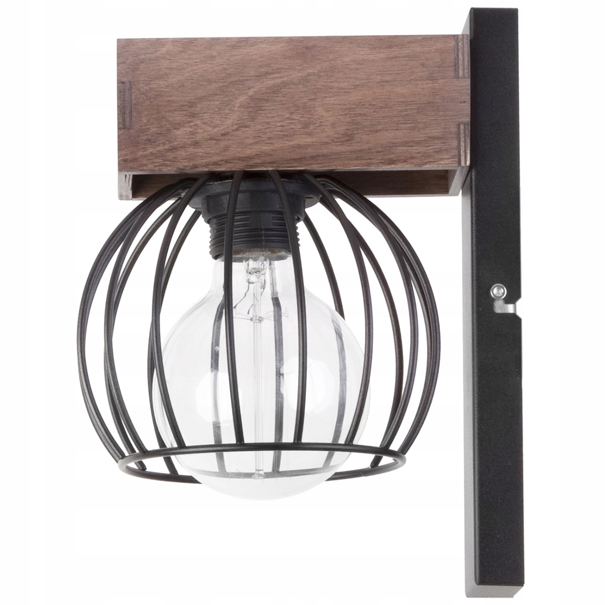 

+Gratis. Kinkiet Sigma Milan drewno metal
