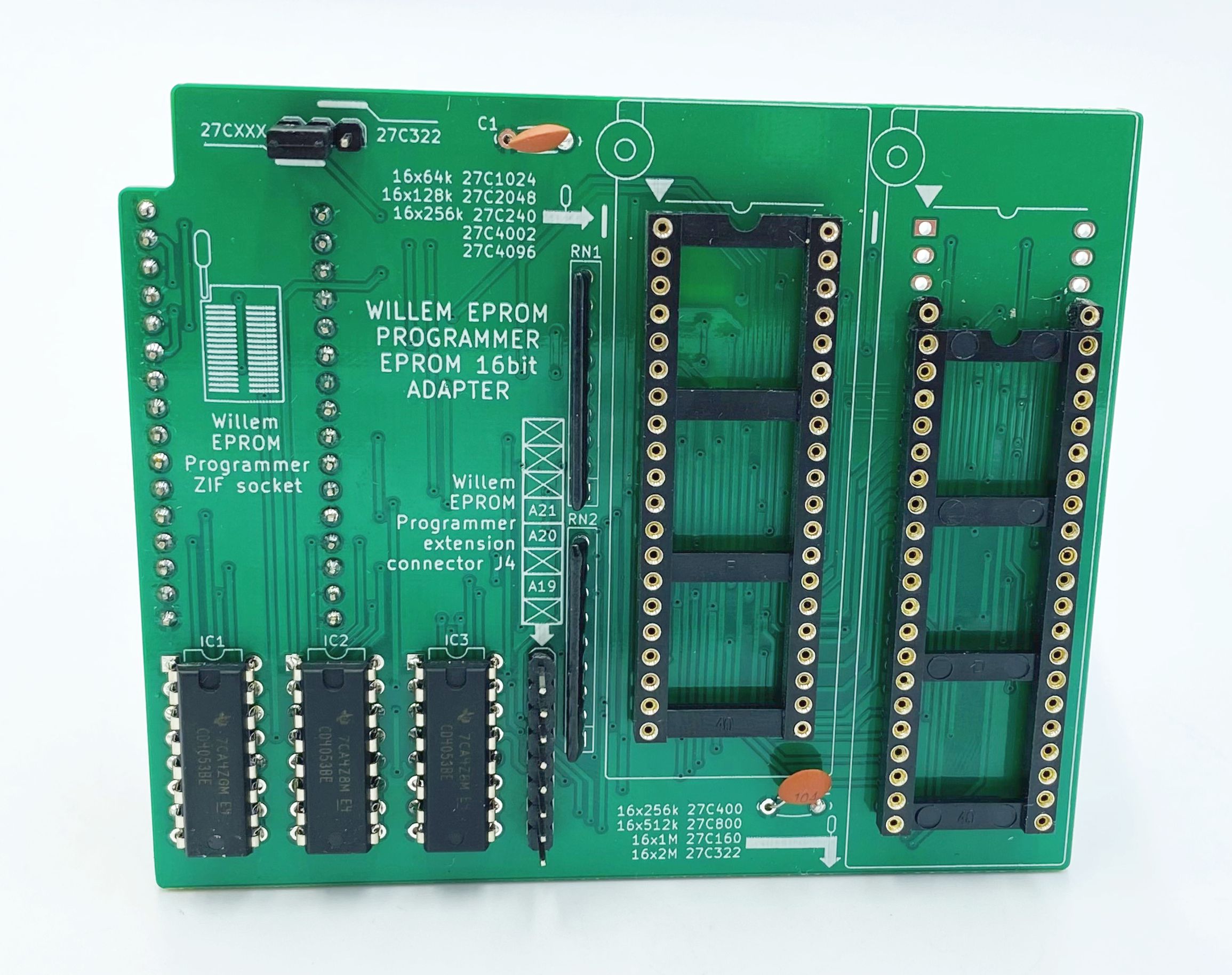 Adapter Willem 16bit EPROM DIL40 i DIL42 Prec. Kod producenta Adapter Willem 16bit EPROM DIL40/42 Prec