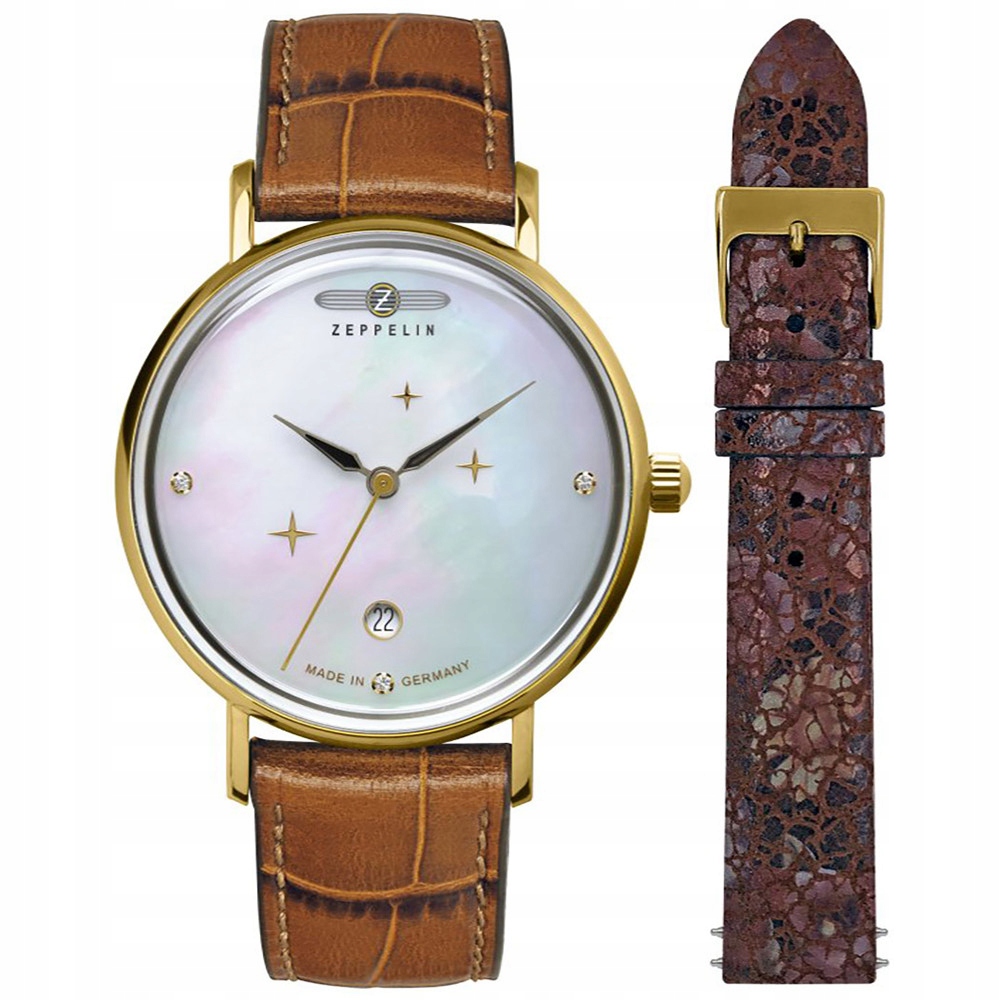 Dámské hodinky Zeppelin 71315 hnědé
