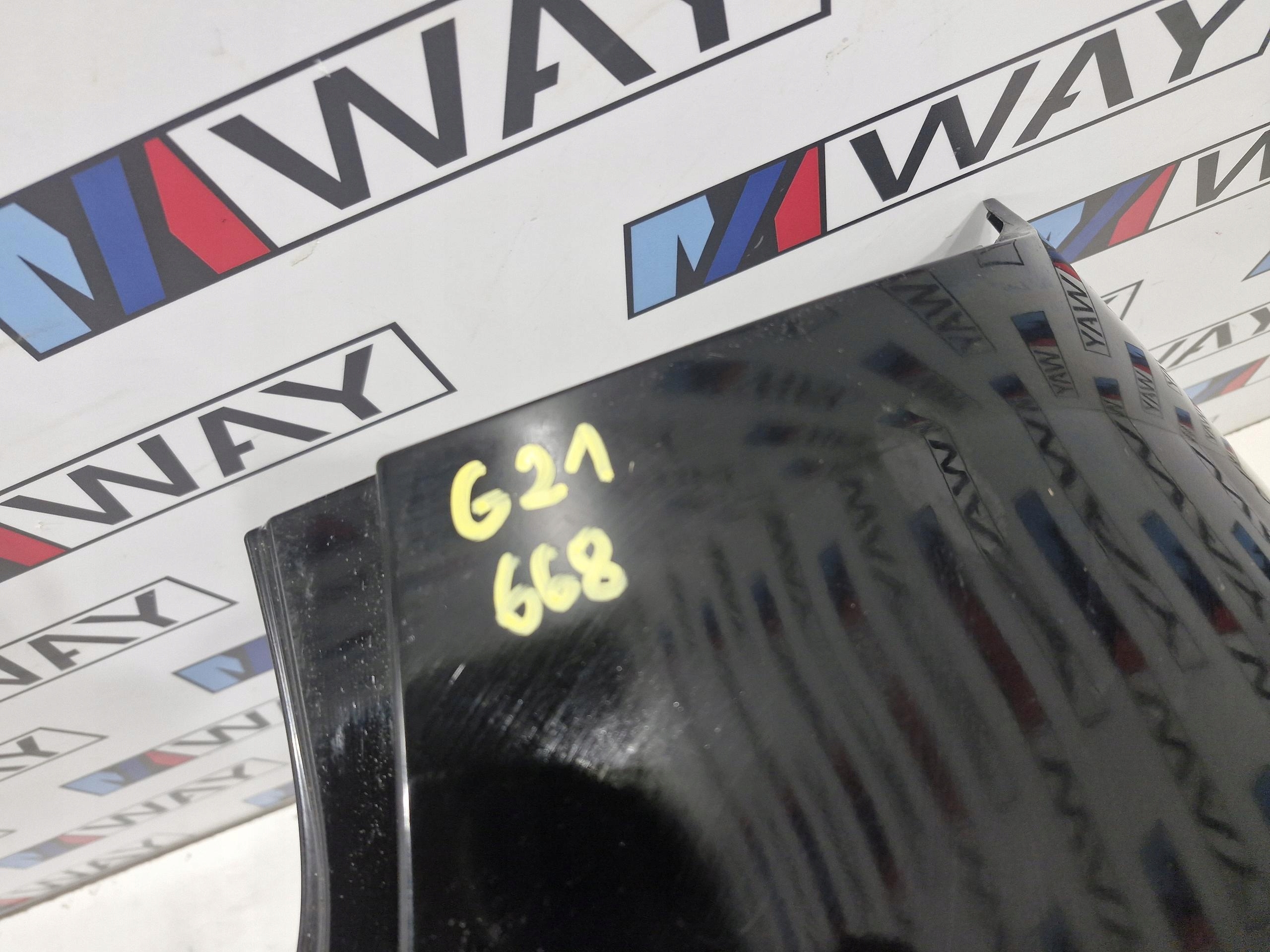 BMW G21 bumper rear part rear 668 SCHWARZ 2