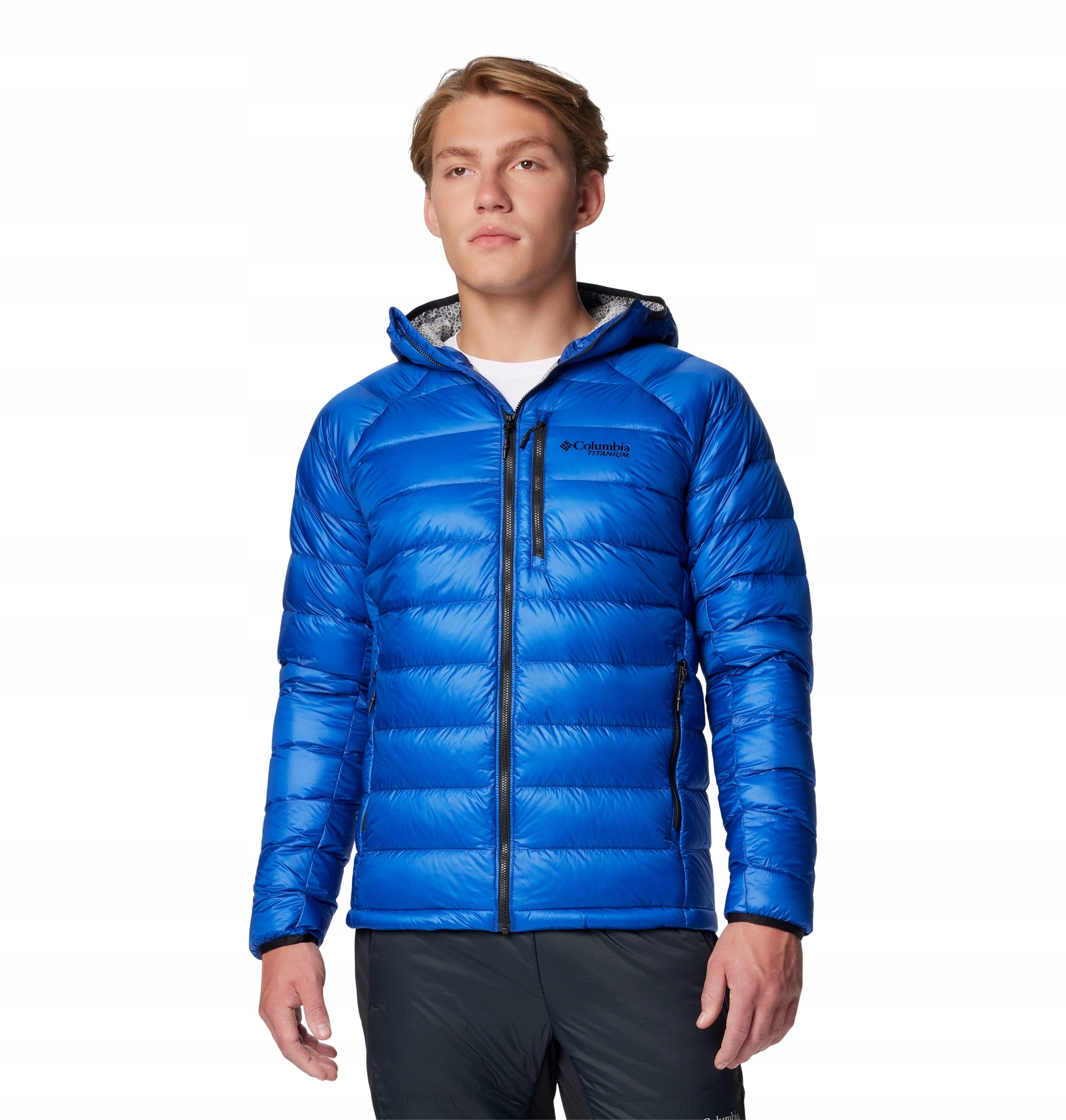Kurtka puchowa męska Columbia Arctic Crest niebieska 2088774433 r S