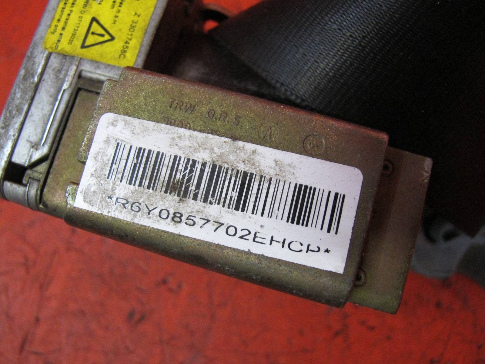 SKODA FABIA and 6Y 99- seat belt right front front 6Y0857702E