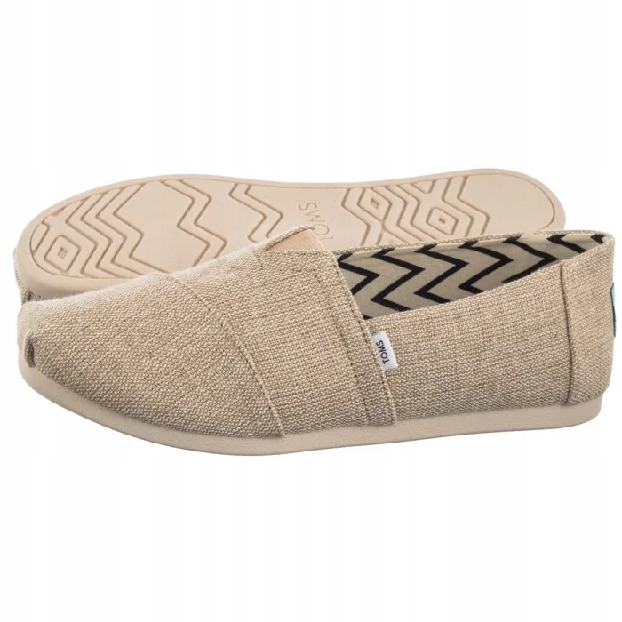 Pánské espadrilky Toms Alpargata Classi Natural Undydyed Béžové
