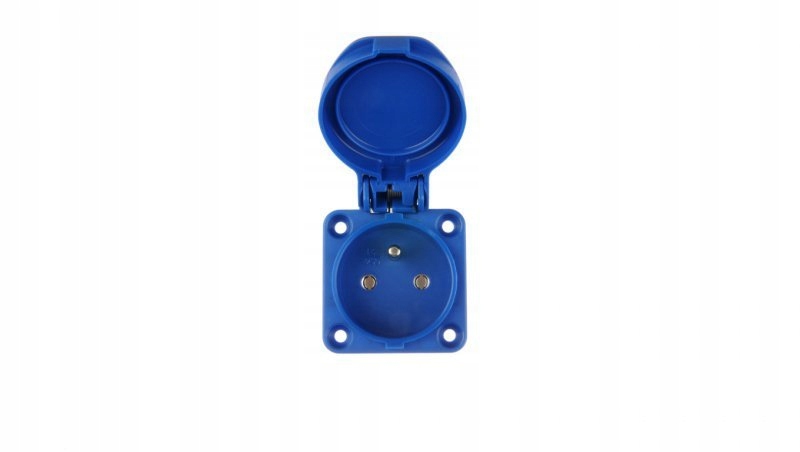 

Gniazdo tablicowe 10/16A 2P+Z 230V niebieskie IP54