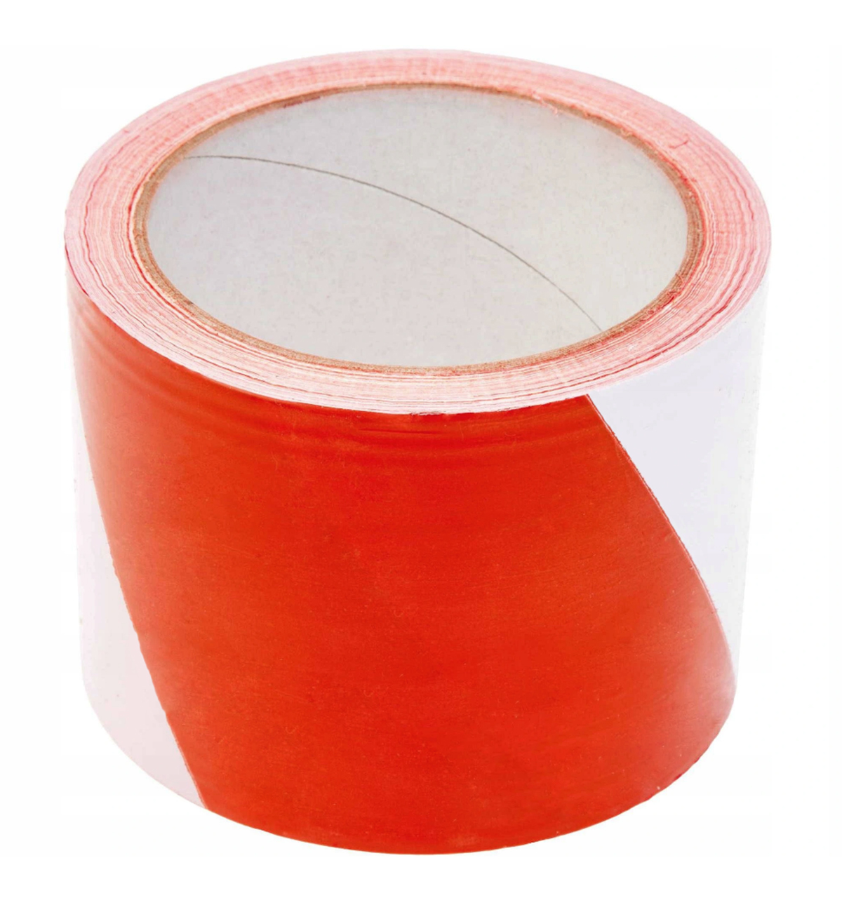 TAŚMA OSTRZEGAWCZA BIAŁO-CZERWONA 75MM X 100M