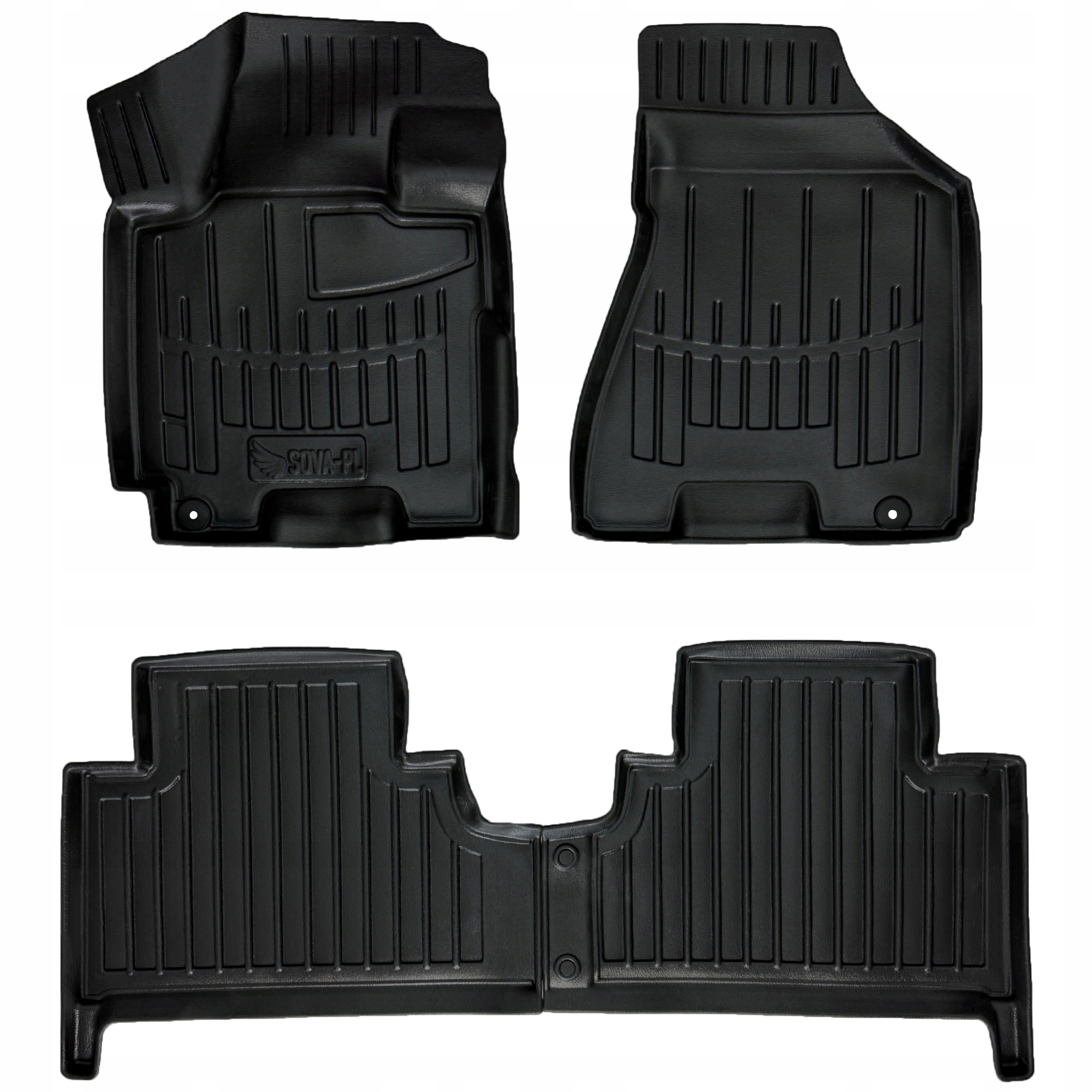 Dywaniki gumowe 3D do Kia Sportage II Je (2004-2010)