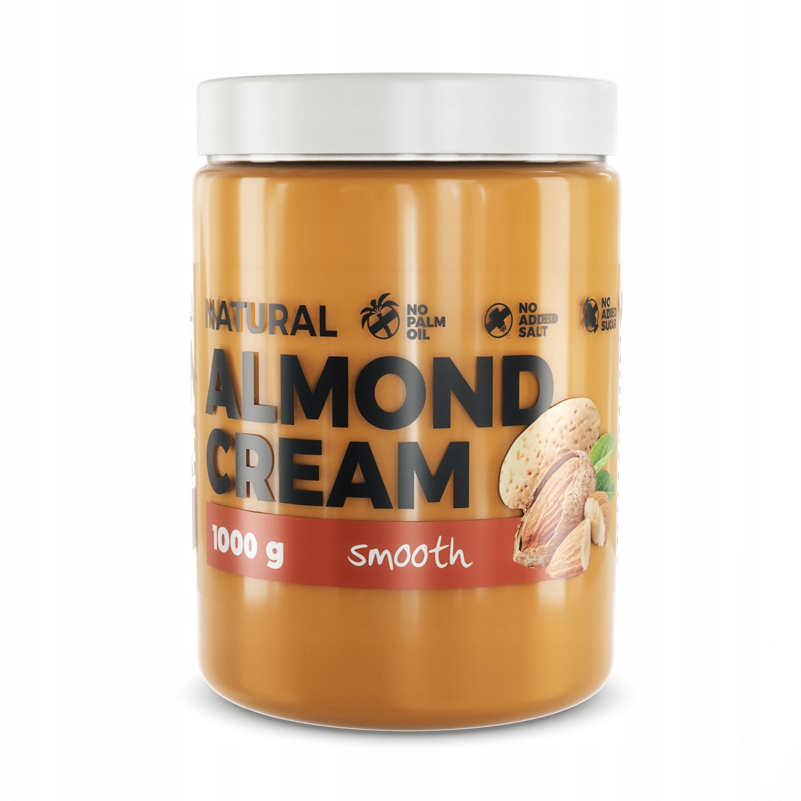 7Nutrition Almond Butter Smooth 1KG Krém Máslo
