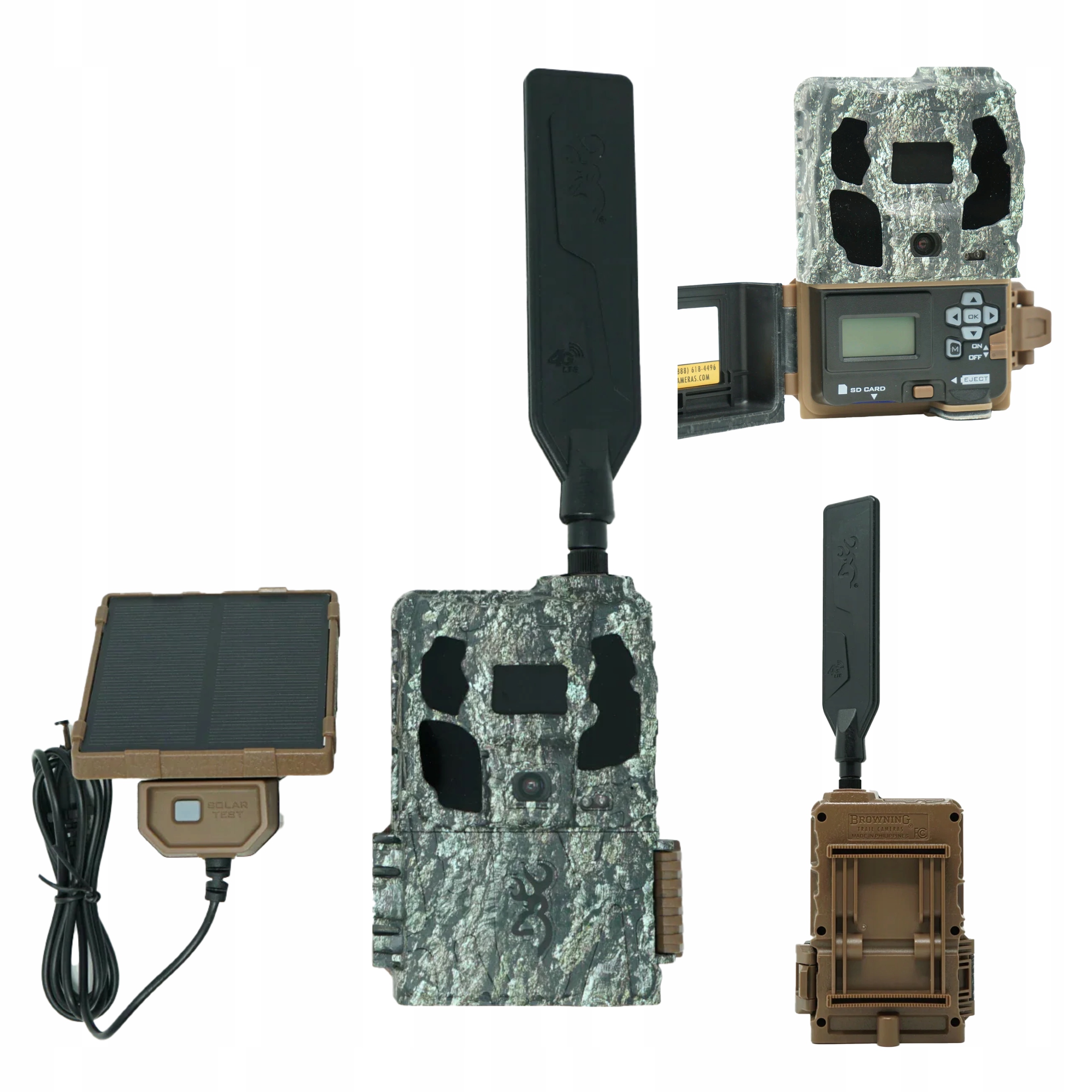 Fotopułapka Browning z Panelem Solarnym Defender Pro Scout Max Solar 4G Gps
