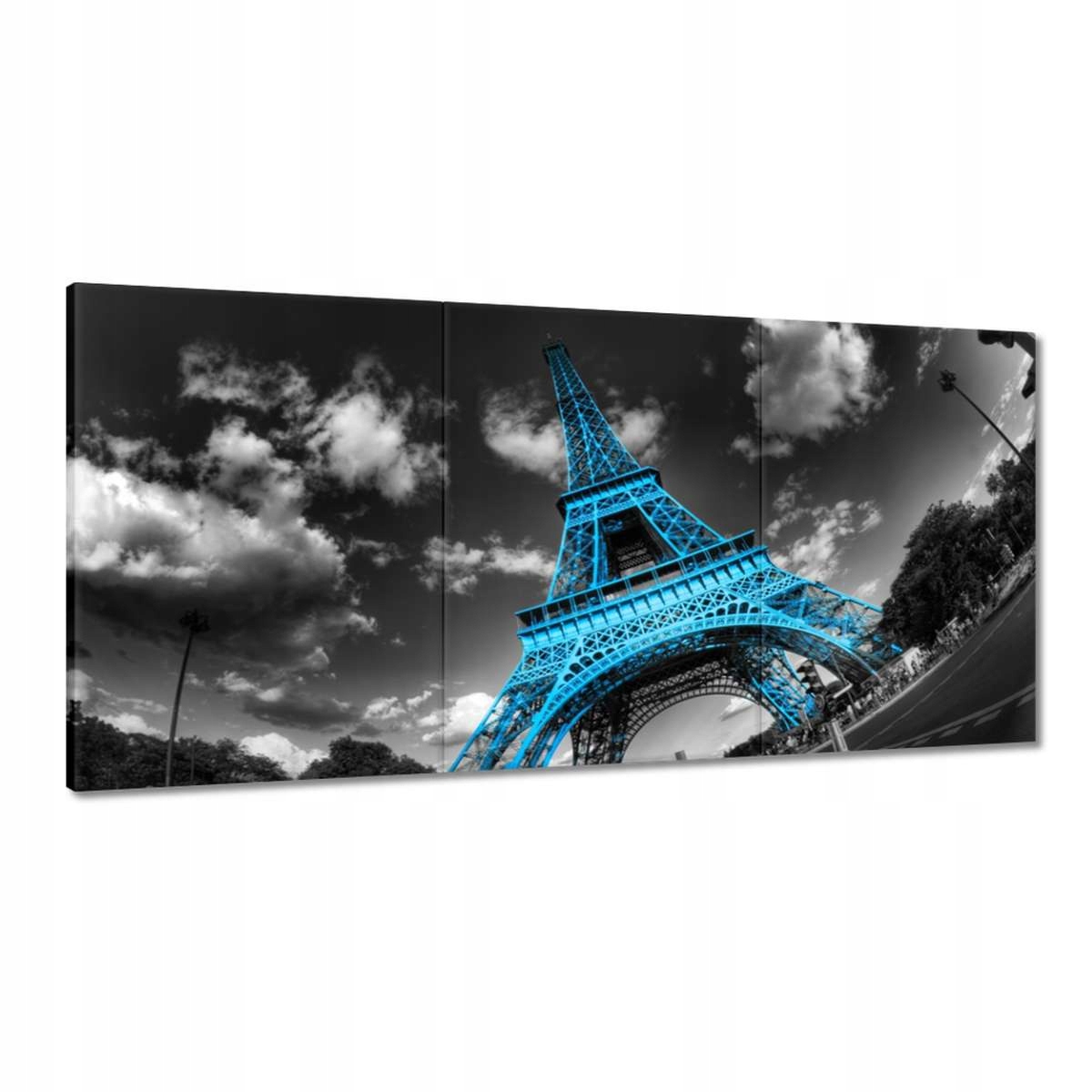Obrazy 180x90 Tyrkysová Eiffelova veža