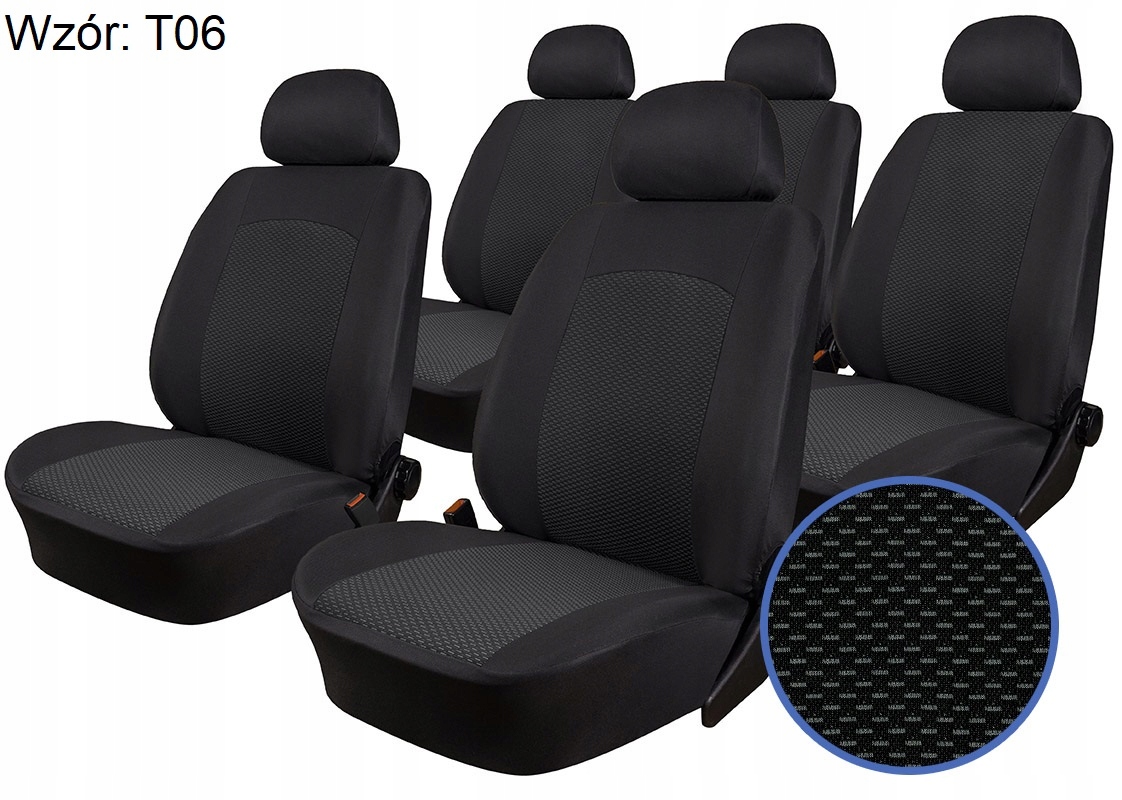 Pokrowce DEDYKOWANE Ford Focus C-Max (5 fot) Kod producenta L-FO.CMAX/01