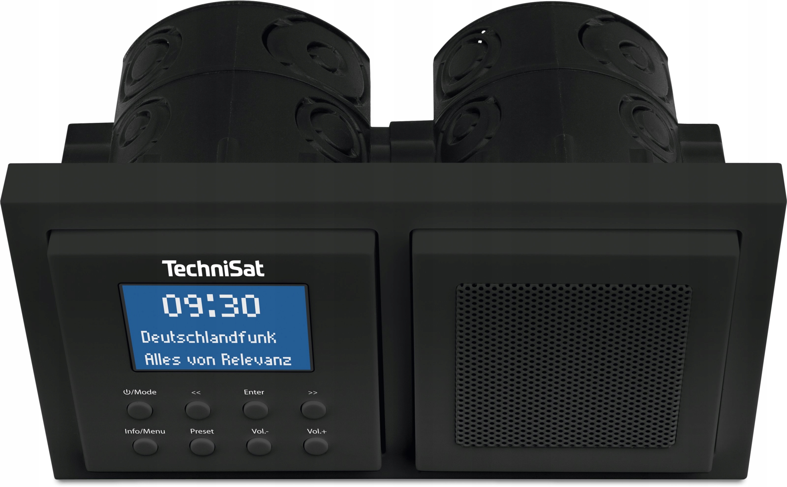 Radio FM DAB+ Bluetooth Podtynkowe do Gniazdka na ścianę Łazienkowe UP 1 Model DigitRadio UP 1