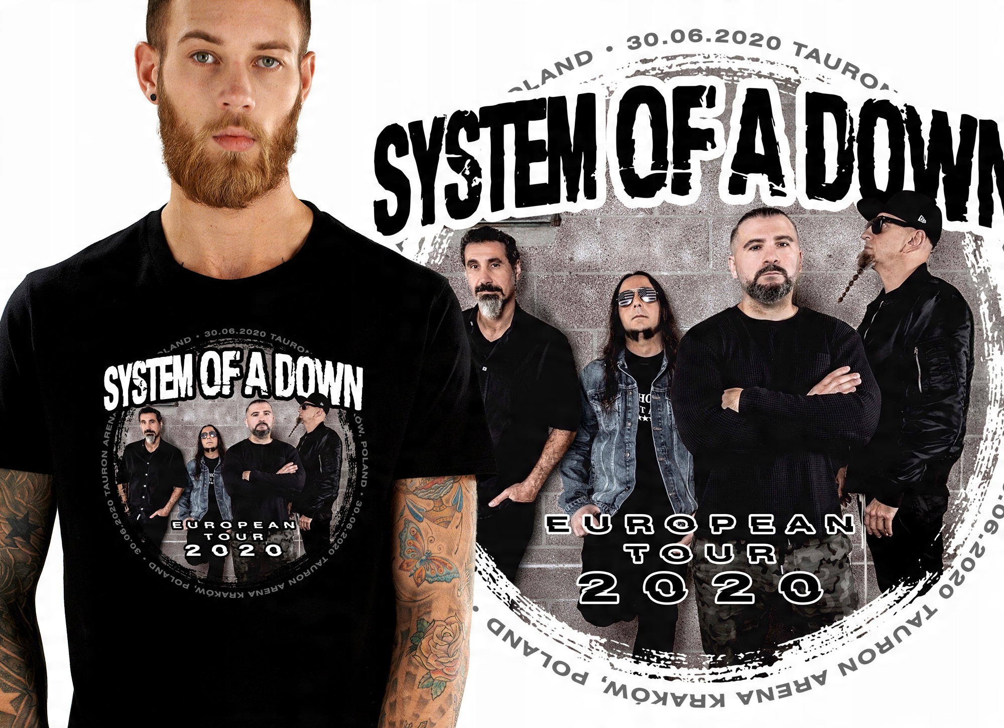 

System Of A Down Soad 2020 Koszulka Męska L