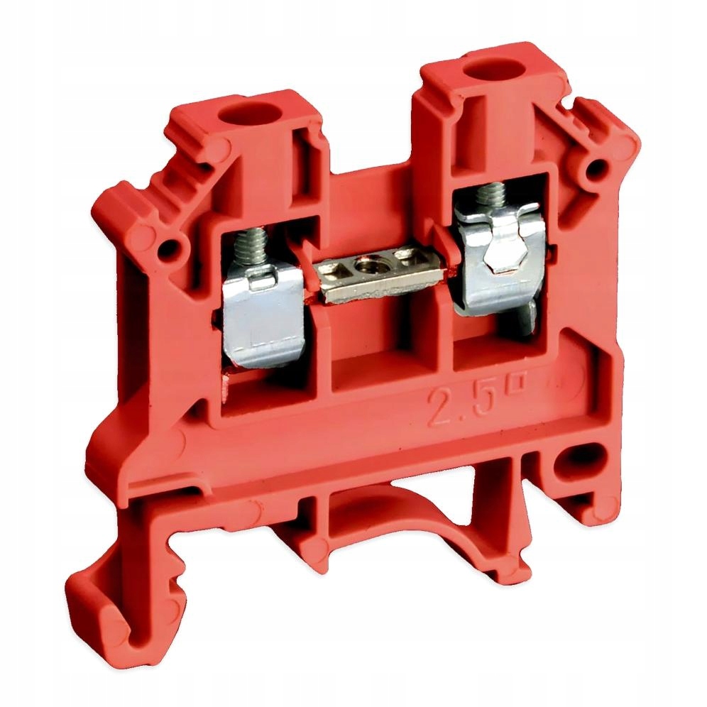 ZŁĄCZKA SZYNOWA 2-PRZEWODOWA 2,5mm² CZERW 11221311