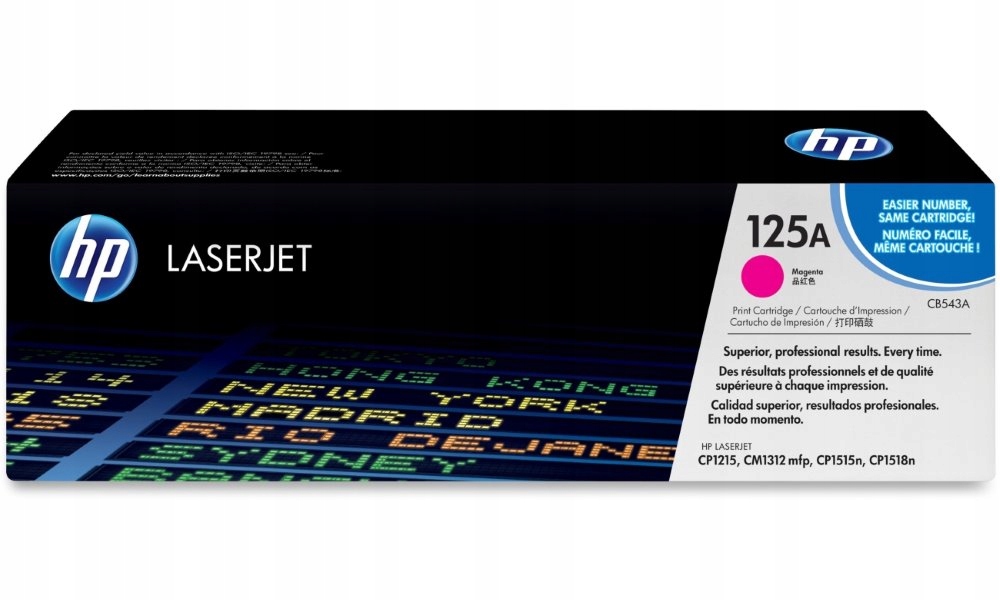 Hp purpurový toner CB543A pro CP1515 originál