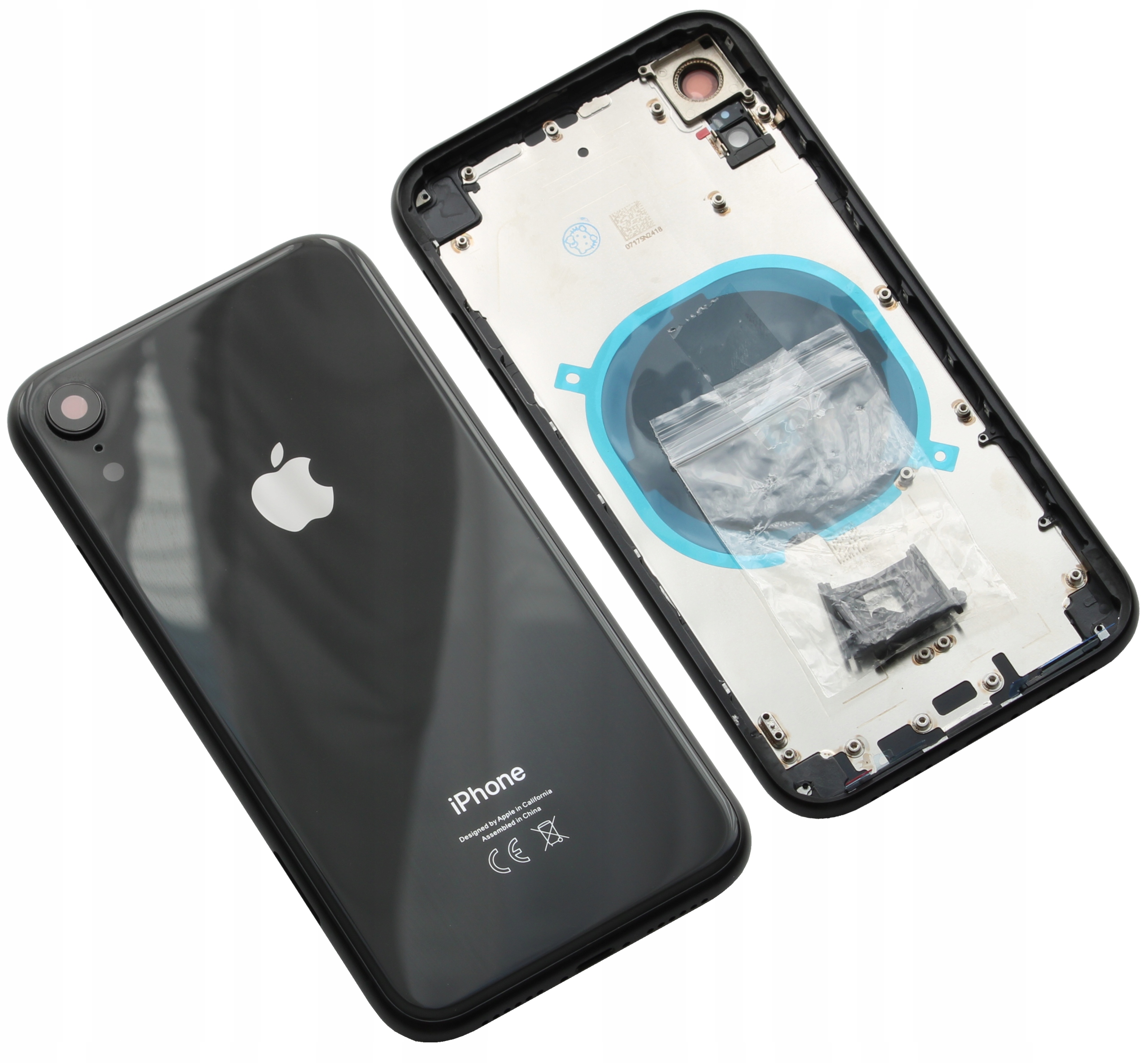 KORPUS OBUDOWA DO iPhone XR CZARNY