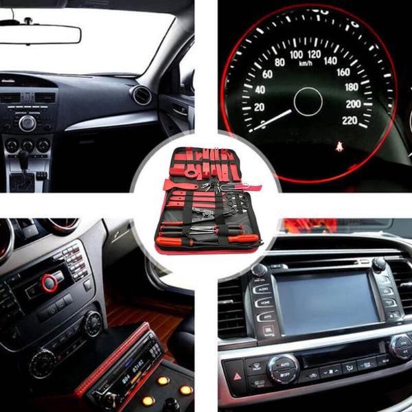 ZESTAW NARZĘDZI ŚCIĄGACZY DO DEMONTAŻU TAPICERKI - 38 ELEMENTÓW