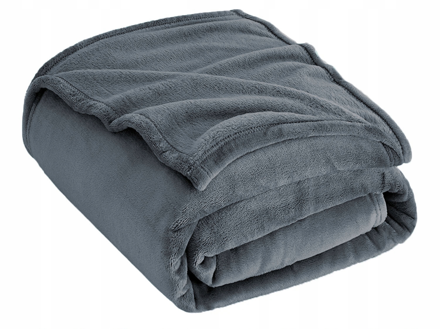 KOC GŁADKI POLAR NARZUTA NA ŁÓŻKO MIŁY 160x200 PREMIUM