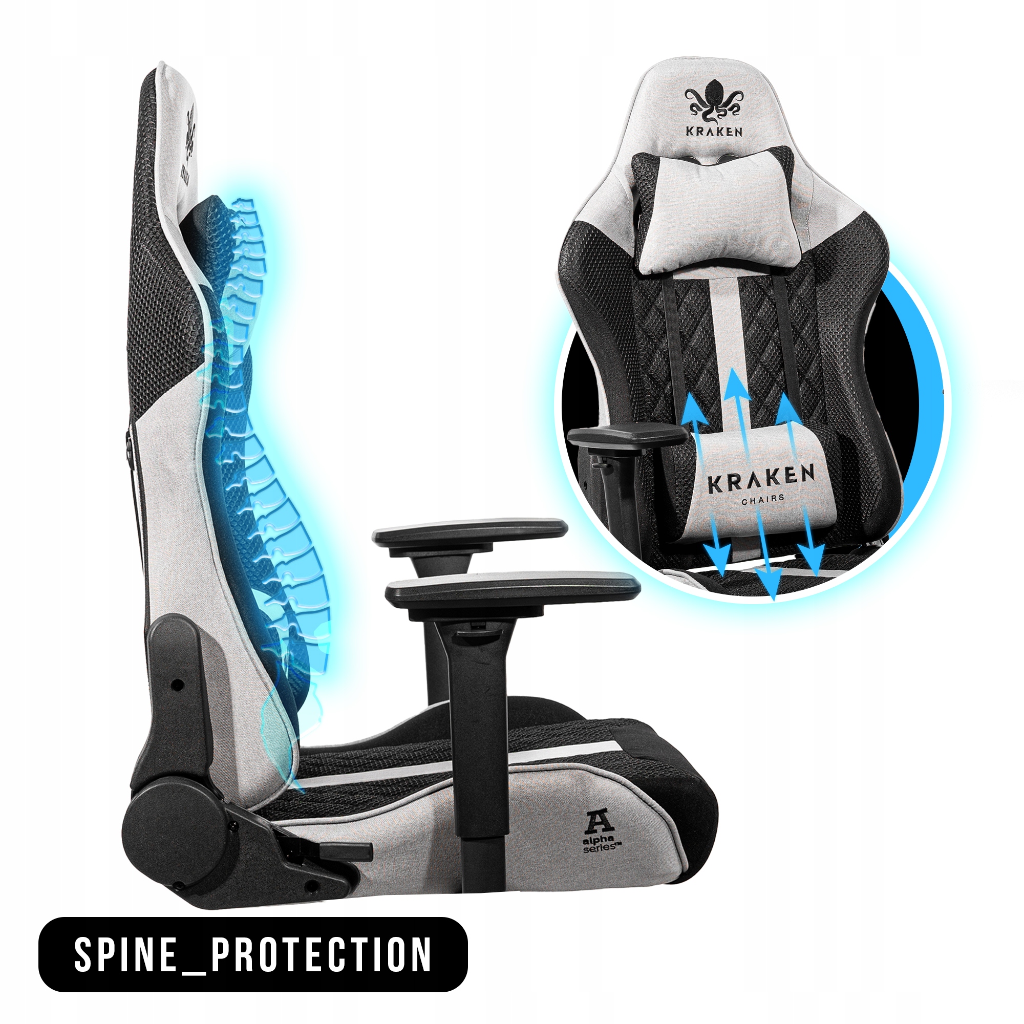ІГРОВЕ ОФІСНЕ СТІЛЦЕ ПОВОРОТНИЙ СТІЛЦЬ KRAKEN CHAIRS Оригінальний стан упаковки
