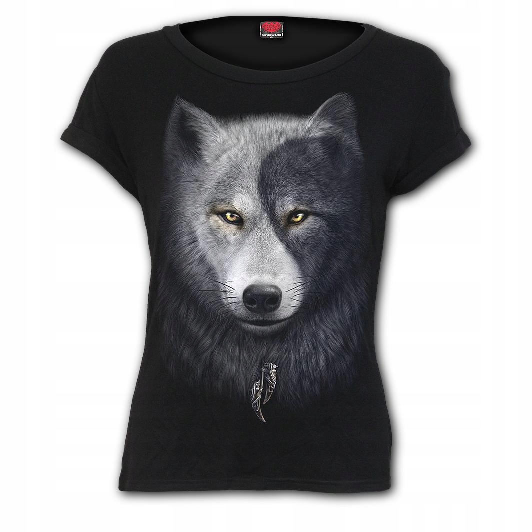 

Koszulka Wilk Wolf Chi Yin Yang Gothic Spiral S
