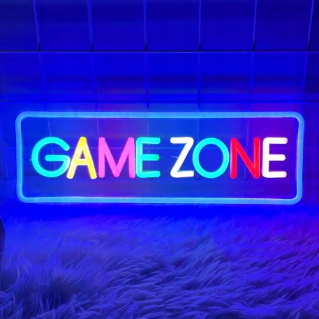 Game Zon Neon Led Usb znak Neon Herné zóny Darček pre chlapca Yt