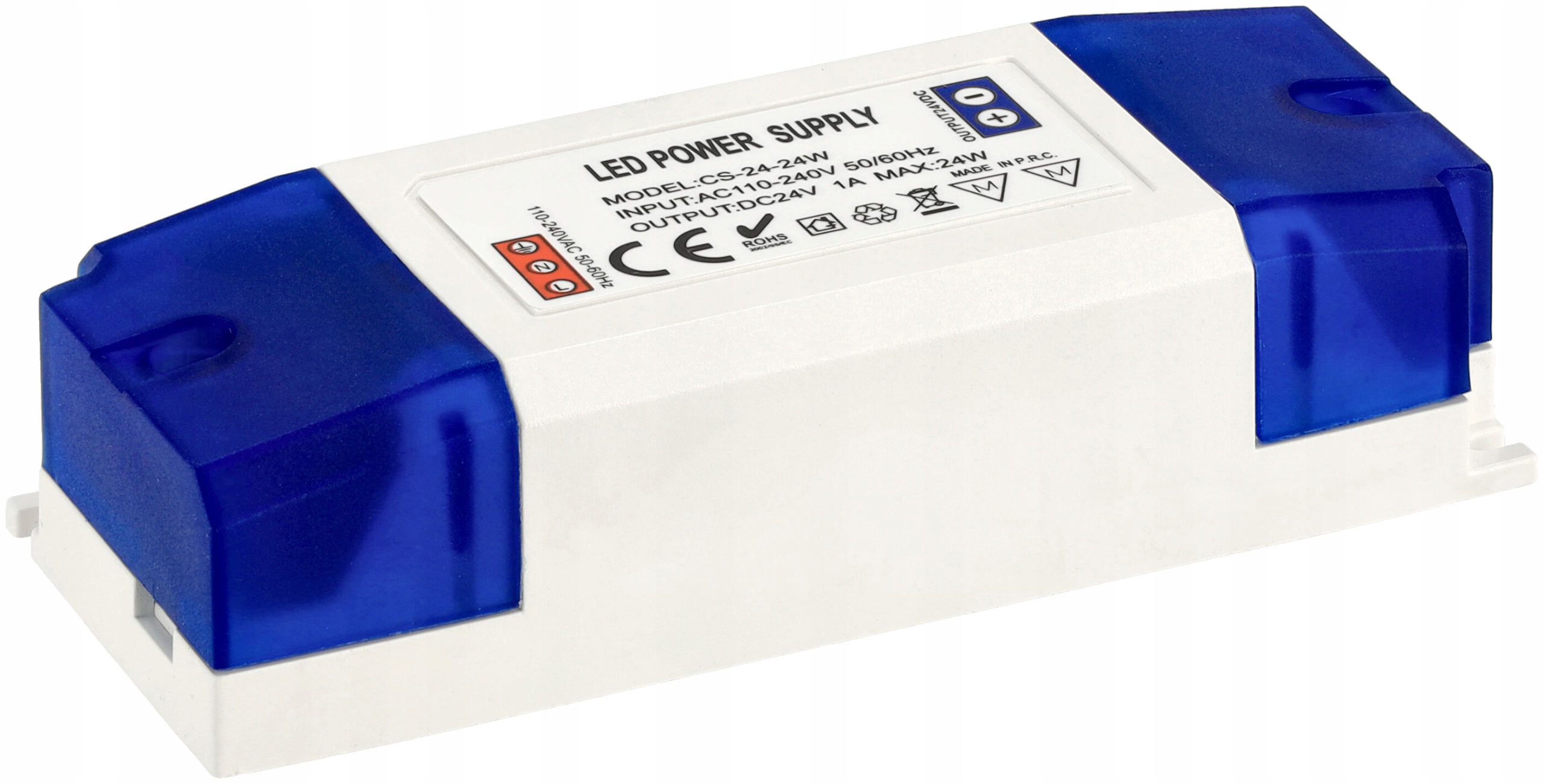 ZASILACZ LED 24V MEBLOWY 1A 24W DO TAŚMA TAŚMY LED Transformator Marka Berge